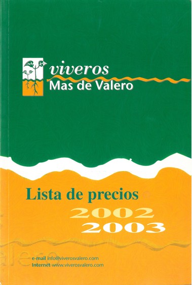 Catalogo 2002/2003 Portada