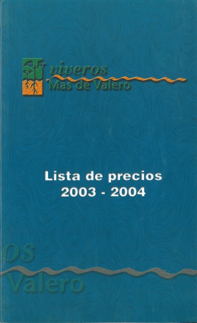 Catalogo 2003/2004 Portada